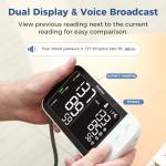 Bluetooth Blood Pressure Monitor with Dual-Display
