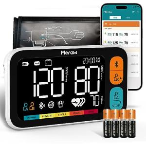 Meraw Bluetooth Blood Pressure Monitor for Home