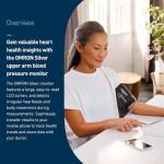 OMRON Silver Home Blood Pressure Monitor with App