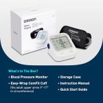 OMRON Silver Home Blood Pressure Monitor with App