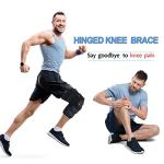 Knee Brace with Compression Straps and Stabilizers