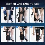 Knee Brace with Compression Straps and Stabilizers