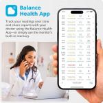 Bluetooth Blood Pressure Monitor with Extra-Large Cuff