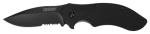 Kershaw Clash Black Serrated Pocketknife with Flipper