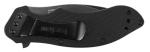 Kershaw Clash Black Serrated Pocketknife with Flipper