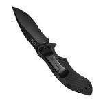 Kershaw Clash Black Serrated Pocketknife with Flipper