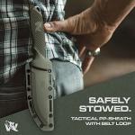 ODENWOLF Full Tang D2 Steel Survival Knife