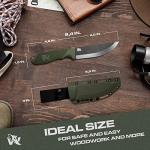 ODENWOLF Full Tang D2 Steel Survival Knife