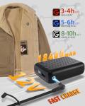 Men's Heated Jacket with Battery Pack - Winter Must-Have