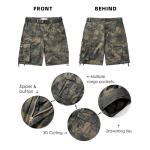 Men's Camo Cargo Shorts for Outdoor Adventures