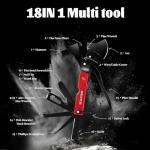 18-in-1 Multitool for Camping and Survival