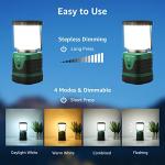 Rechargeable LED Camping Lantern with Power Bank