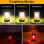 Bright Rechargeable Camping Lanterns - 3200LM (2-Pack)