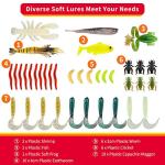 GOANDO Freshwater Fishing Lures Kit for Tackle