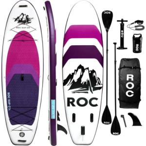 Roc 10'6" Inflatable Stand Up Paddle Board Bundle