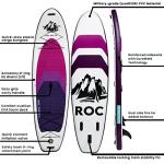 Roc 10'6" Inflatable Stand Up Paddle Board Bundle