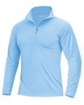 Men's UPF 50 UV Protection Quarter Zip Shirt