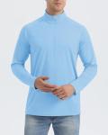 Men's UPF 50 UV Protection Quarter Zip Shirt