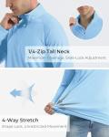 Men's UPF 50 UV Protection Quarter Zip Shirt