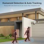 4MP HD WiFi Outdoor Security Camera with Motion Detection