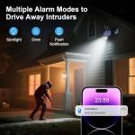 4MP HD WiFi Outdoor Security Camera with Motion Detection