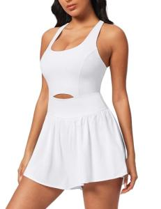 Ewedoos Women's Padded Athletic Workout Romper