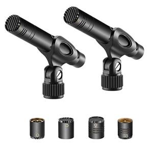 Neewer 2-Pack Pencil Condenser Mics with Accessories