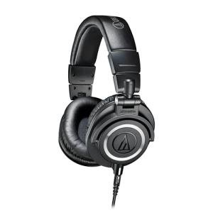 Audio-Technica ATH-M50X Studio Monitor Headphones, Black