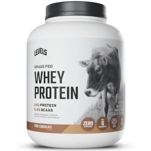 Grass Fed Whey Protein Powder, Pure Chocolate, 24G