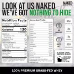 Pure Grass Fed Whey Protein Powder, 2LB