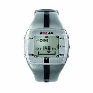 Polar FT4 Heart Rate Monitor Watch - Silver/Black