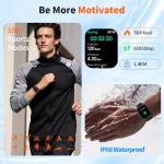 Bluetooth Smart Watch with Fitness Tracking & More