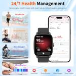 Bluetooth Smart Watch with Fitness Tracking & More
