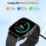 Bluetooth Smart Watch with Fitness Tracking & More
