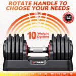 Adjustable Dumbbells Set for Home Gym Workouts