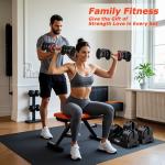 Adjustable Dumbbells Set for Home Gym Workouts