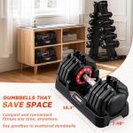 Adjustable Dumbbells Set for Home Gym Workouts