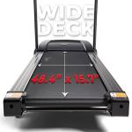 Sunny Health & Fitness Folding Incline Treadmill with Bluetooth