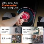 Pooboo Folding Magnetic Rowing Machine with Tablet Holder