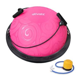 ATIVAFIT Half Ball Balance Trainer & Resistance Bands