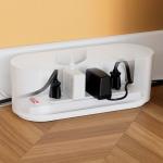 D-Line Large Cable Management Box - White