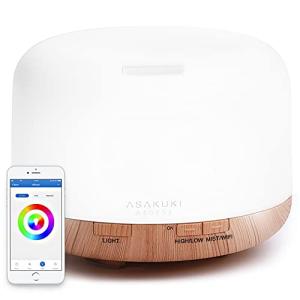 ASAKUKI Smart Wi-Fi Essential Oil Diffuser 500ml