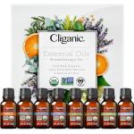 Organic Essential Oils Gift Set - 8 Premium Scents
