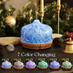Light Blue 500ml Ultrasonic Essential Oil Diffuser