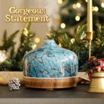 Light Blue 500ml Ultrasonic Essential Oil Diffuser