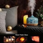 Light Blue 500ml Ultrasonic Essential Oil Diffuser