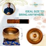 Hand-Hammered Tibetan Singing Bowl for Meditation