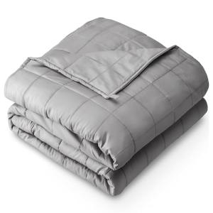 Bare Home All-Natural Cotton Weighted Blanket 22lbs