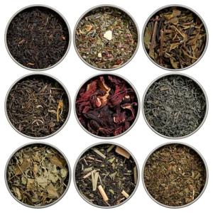 Organic 9 Flavor Loose Leaf Tea Variety Pack