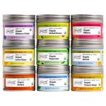Organic Herbal Tea Sampler Gift Set - 9 Tisanes